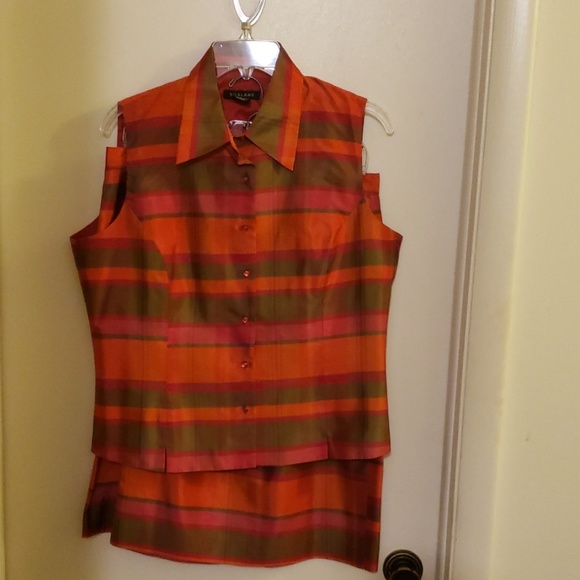 Two piece sleeveless skirt set - Picture 5 of 8